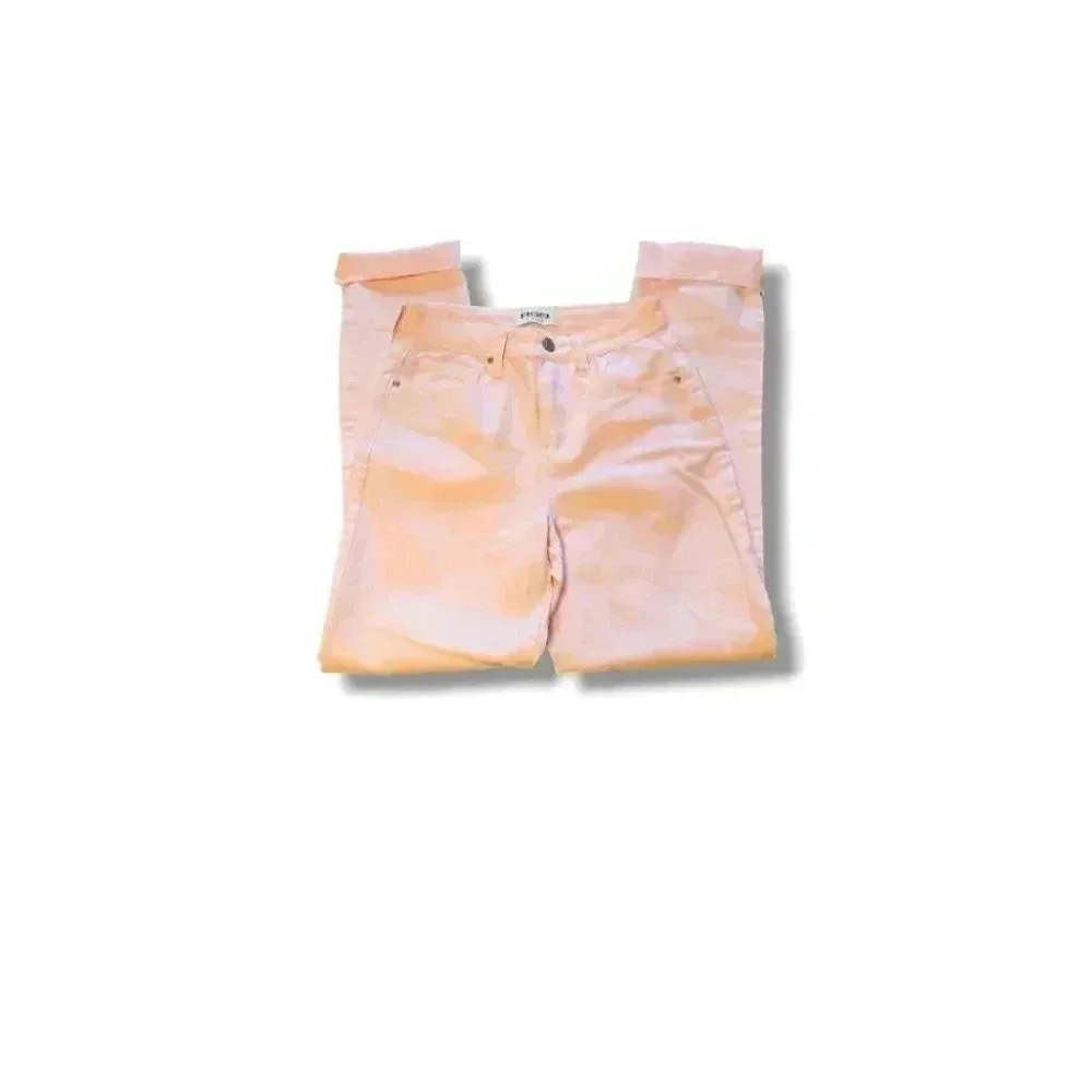 RSQ 25 Vintage Mom Pink Cuffed Jeans Size 0